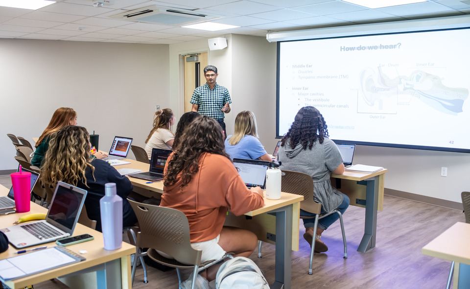 students in a classroom