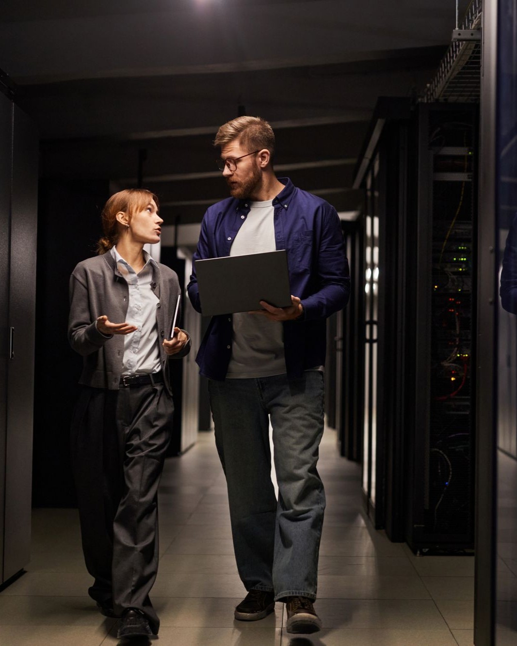 people working in cyber security