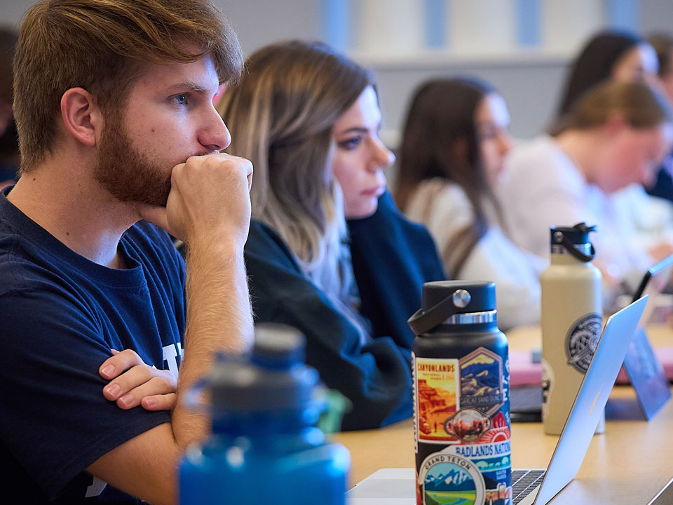 students in a classroom