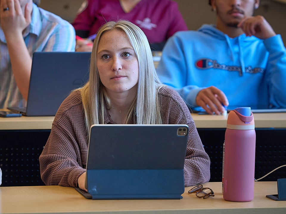 girl in class