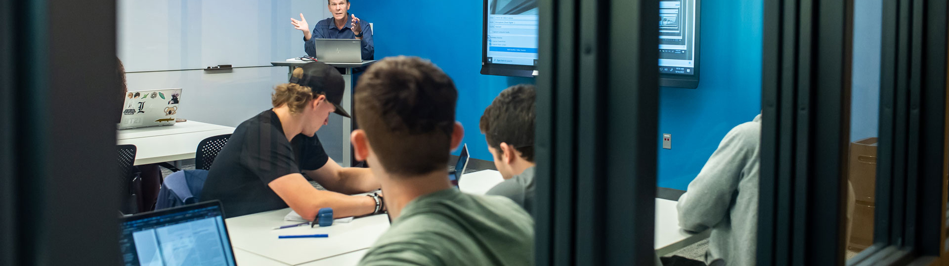 students in a classroom