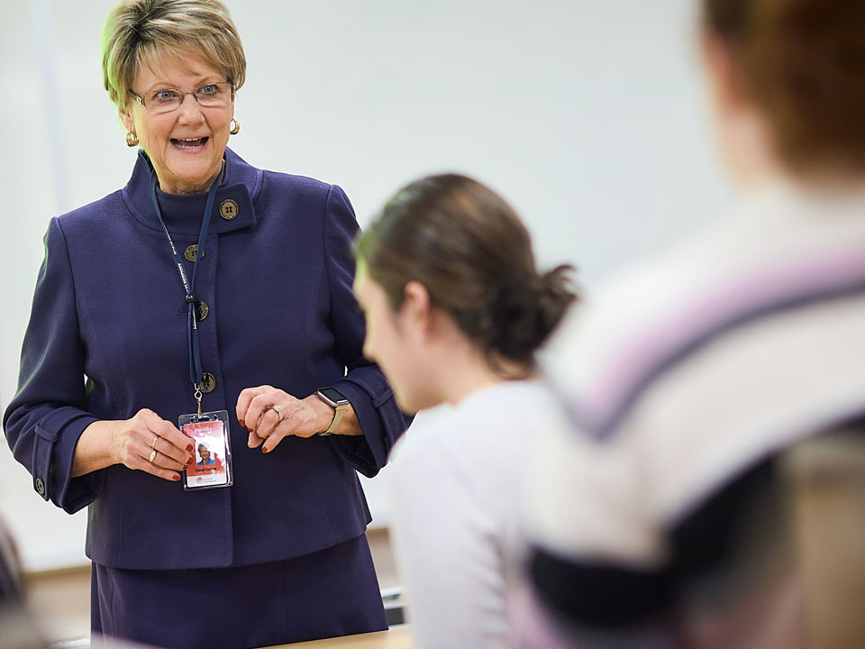 professor teaching class