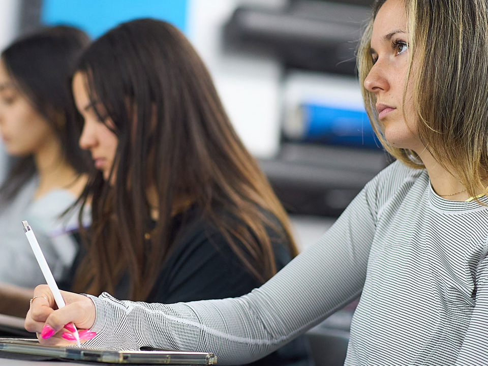 students in a classroom