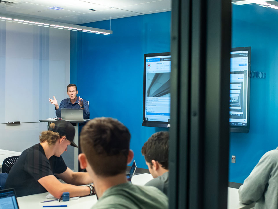 students in computer lab