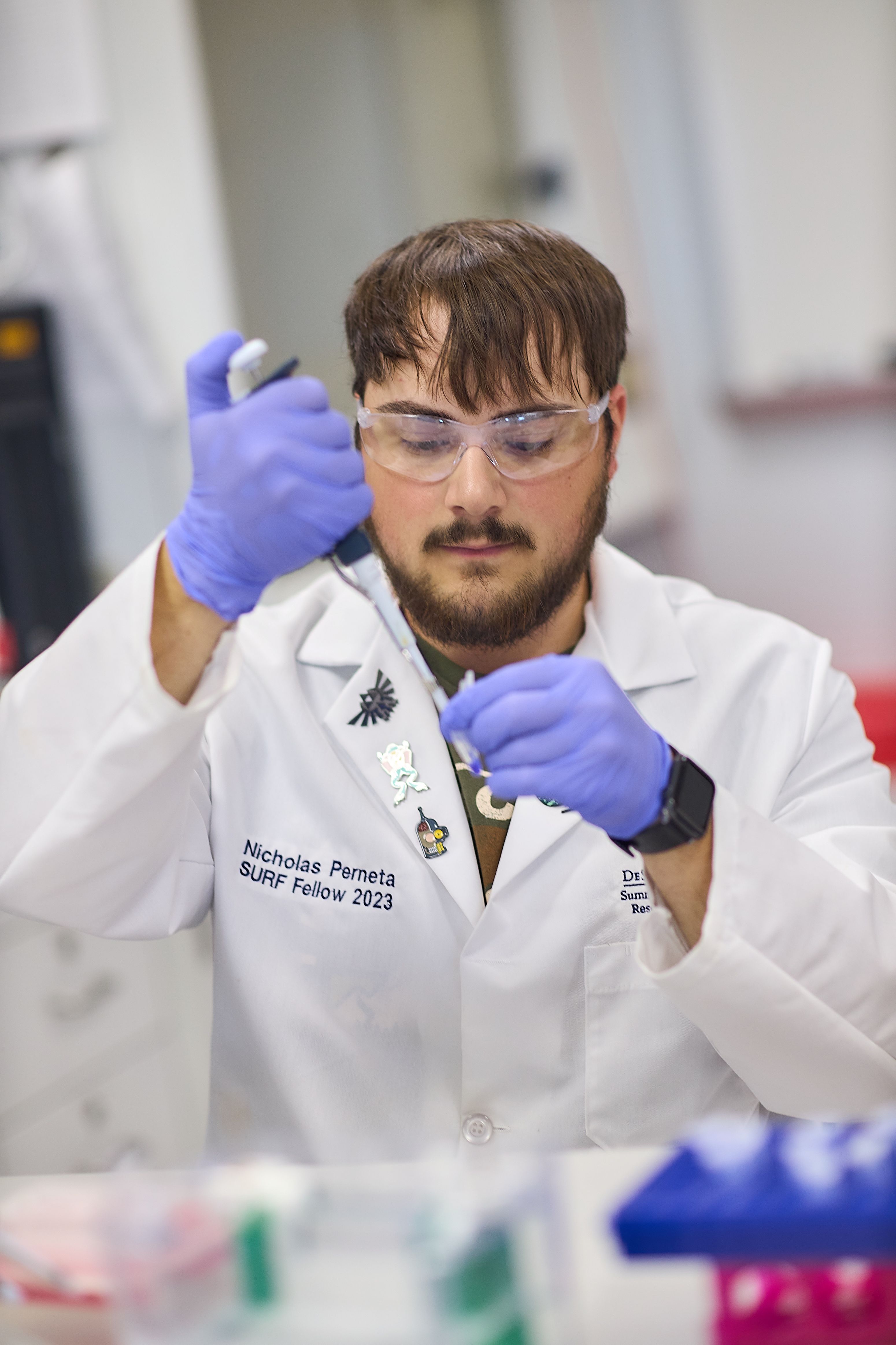 student in classroom