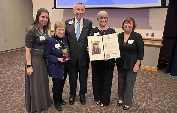 Kristy McKeever, Dolly Butz, Lee Butz, Michel Diehl, and Kathy Kunsman.